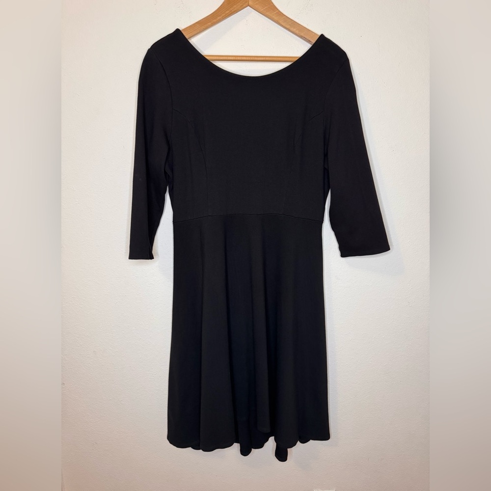 Gibson Classic Black Long Sleeve Dress